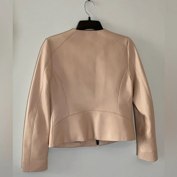 Coach 1941 Collection Blush Pink Leather Jacket - Picture 14 of 15